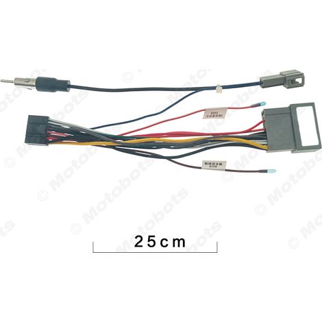 Suitable for upgrading the power cable of 2019-2020 Honda Crider/Gree low-end models with a PalmX large-screen Android navigation system. (1/4)