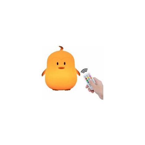 Veilleuse pingouin taille moyenne pour enfant, luminosité et couleur réglables, commande tactile, incassable, classe A++ – (1/5)