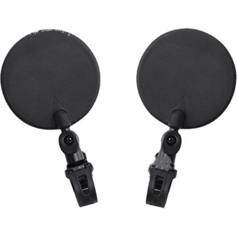 Rétroviseurs de vélo réglables, lot de 2, noirs