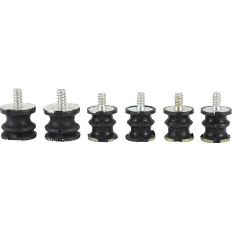 Kit de 6 silentblocs de rechange pour tronçonneuses Husqvarna 268, 272, 61 et 266