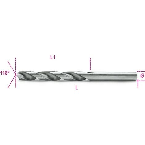 PUNTE RETTIFICATE LUCIDE HSS ART.412 MIS. 12,75