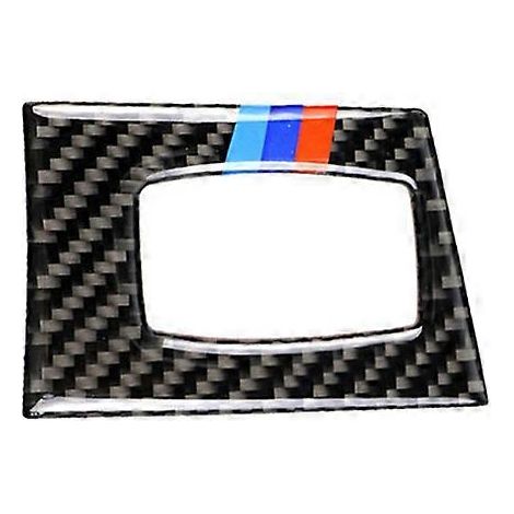 Cache-serrure de contacteur d'allumage en fibre de carbone, autocollant de garniture intérieure pour BMW Série 3 E90 E92 E93 (2005-2013), accessoire auto (1/5)