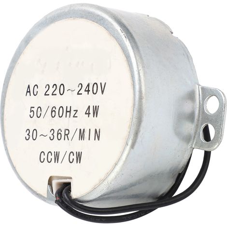 Moteur synchrone basse vitesse 3036 tr/min 49KTYZ AC 220V alliage cuivre CW CCW réversible (1/5)