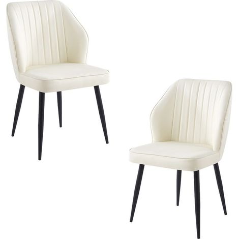 Packs Sillas Comedor - Pack 2 Sillas Wenye - Blanco (1/5)