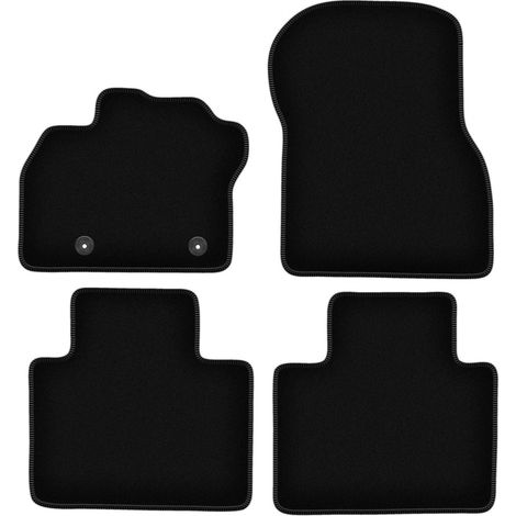 Tapis de sol en velours noir BASIC pour Renault Zoe II berline (2018-) (1/5)