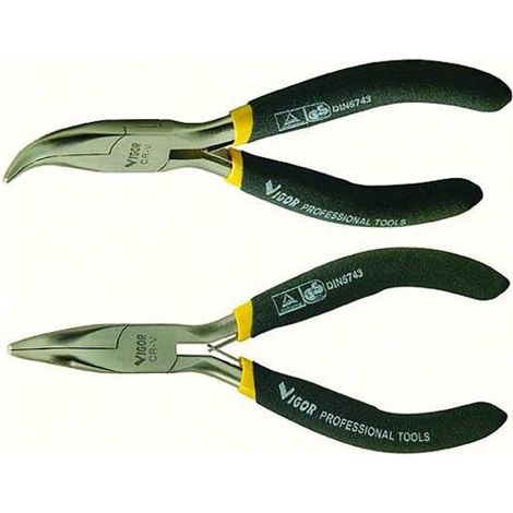 Pinze Vigor Crv Electronic Becchi 1/2 T.Piegati Mm. 120 Conf.6Pz
