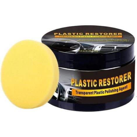 Crème nettoyante pour cuir intérieur automobile, baume réparation cuir, cire pour tableau de bord et sièges – produit entretien cuir (1/5)