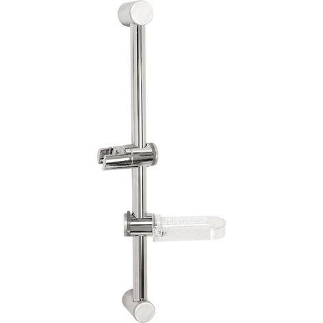 Novaservis - Barre de douche avec porte-savon, chrome RAIL4,0