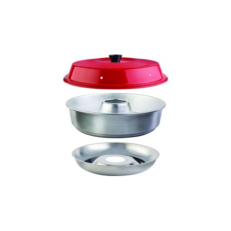 Four nomade compact 2L – Châssis inox SS430 – Cuisinez sur gazinière ou réchaud – Cuisson douce et homogène – Pour camping-car, van, bateau
