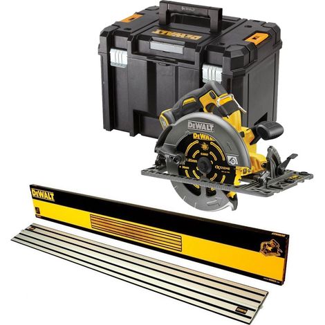 DeWalt DCS579NT 54v 190mm XR FlexVolt High Power Circular Saw Bare & Guide Rail