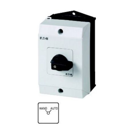 Inverseurs Contacts: 4 20 A plastron: HAND-AUTO 90° à accrochage saillie 000207092 EATON T0-2-15452/I1 (1/2)