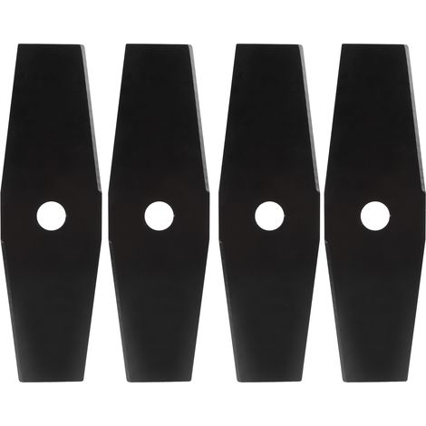 4 pièces 12 pouces noir tondeuse à gazon débroussailleuse lame jardin coupe gazon scie lames de coupe accessoire (1/5)