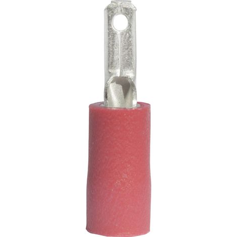 Cosse à languette mâle 2.8 x 0.8 mm Vogt Verbindungstechnik 391308 180 ° partiellement isolé rouge 1 pc(s) D24776 (1/2)