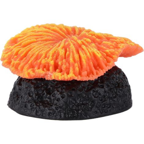 Künstliches Sägegras als Dekoration für Aquarien und Fischteiche – Orange (1/5)