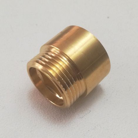 Prolunga mf da 1 x 20mm in ottone giallo (1/2)