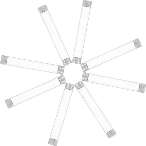 cylindrique transparent pour pinces à épiler à maquillage à