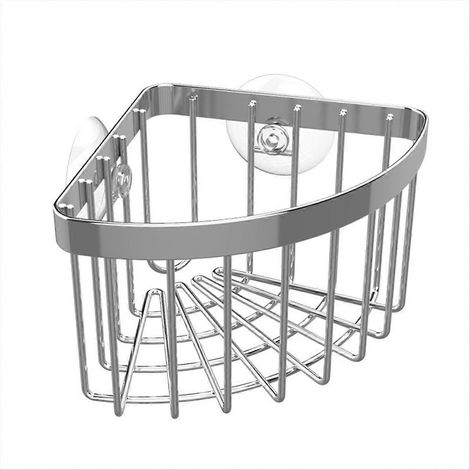 Porte-torchons et porte-éponges, rangement triangulaire 2 en 1 pour évier, gain de place (1/5)