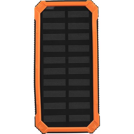 Batterie externe portable Polar Mobile 20 000 mAh à charge rapide et double port USB, kit de montage facile, orange (1/5)