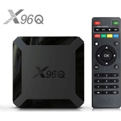 X96 smart tv box 2GO + 16GO boitier iptv Android 10.0 Multi-Core 64bit Cortex-A53, GPU Mali-450,4KHD, 2.4GWIFI (1/4)