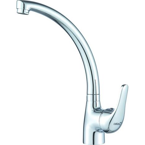 Grifo de cocina Caño alto Curvo Altura Max 30 CATA CBA CROMO /E C