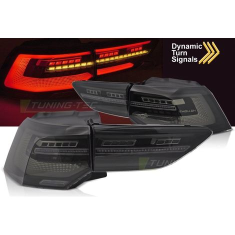 Paire de feux arriere VW Golf 8 19-24 Full LED Dyn Fume