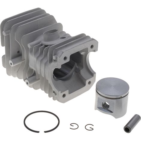 Jardiaffaires – Cylindre piston adaptable 42mm pour tronçonneuses Husqvarna 45, 245R, 245RX – Remplacement sans modification – Livré complet avec piston et segments (1/3)