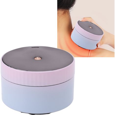 Schröpf- und Schabengerät für den Heimgebrauch, wiederaufladbare Meridianbürste für den ganzen Körper, Lymphdrainage-Massagegerät, blauer Farbverlauf. (1/5)