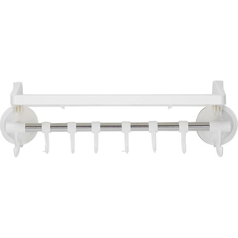Support Casseroles Ventouse Cuisine Salle De Bain Rangement Mural Sans Perçage Charge Lourde Lot De 1 (1/5)