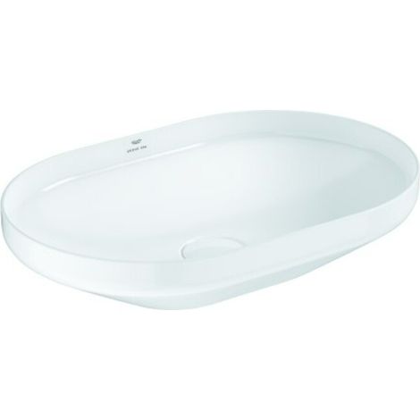 Grohe Aufsatzschale 60cm, ov., o. Hahnl., ÜL, alpinweiß (1/2)