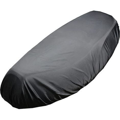 Housses de Siège pour Moto, Housses de Siège de Moto Universelles en Tissu Oxford Étanche Protection Solaire Extérieure Housse de Siège de Moto Protection de Siège Élastique,Noir XL (1/5)
