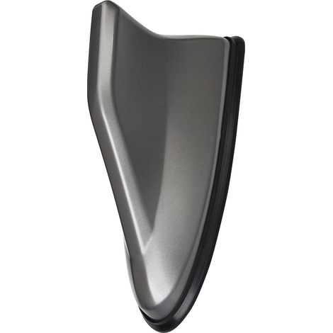 (Exclusivité Asie du Sud-Est) Antenne aileron de requin pour voiture, 2e génération, antenne spéciale pour aileron arrière avec signal radio, décorative, sans perçage, grise - en boîte