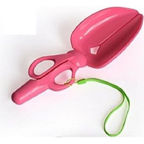 Schaufel vom Typ Schere, die ideale Lösung zum Reinigen von Hunde- und Tierkot (rosa) (1/4)