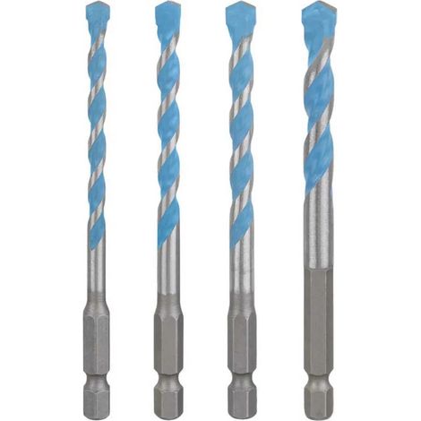 Set de 4 brocas EXPERT HEX-9 Multi Construction de 5,5/6/7/8 mm