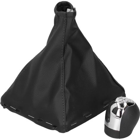 1 Pommeau de levier de vitesses, 5 rapports, soufflet inclus, similicuir, pour Opel Vauxhall Vectra Corsa Astra (1/5)