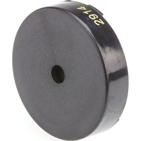 Buzzer piézo RS PRO 90dB Continu, 30V c.a. max, Traversant ( Prix pour 1 ) (1/2)