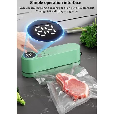 Mini aspirapolvere senza fili 3 in 1 - Portatile e ricaricabile - 60 kPa - Include 18 accessori + sacchetti per aspirapolvere gratuiti (1/5)