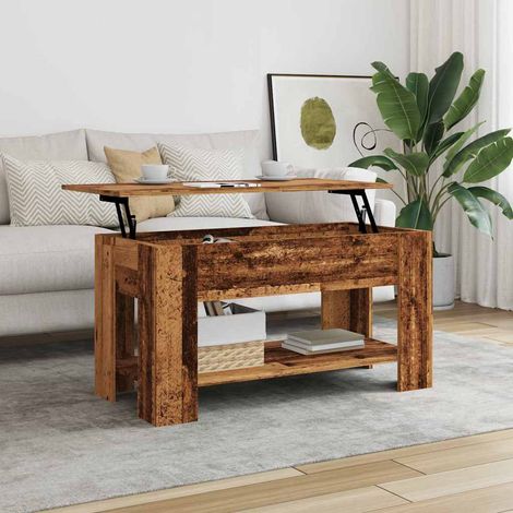 Teenpull – Couchtisch Altholz-Optik 101x49x52 cm Holzwerkstoff (1/5)