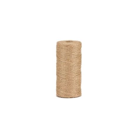 Ficelle de jute naturelle, diamètre 1,5 mm ± 100 m, idéale pour le jardinage, le bricolage et les loisirs créatifs BJN100, naturelle (1/5)