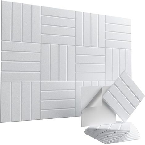 10 Self-Adhesive Acoustic Panels 30 x 30 cm (1/5)
