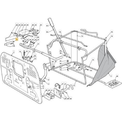 RINFORZO SOLLEVAMENTO SACCO ZNB HF22XX ORIGINALE STIGA - 382650209/1