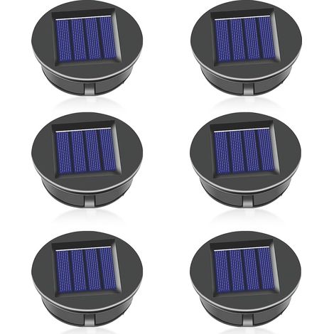 Set mit 6 Ersatz-LED-Solarleuchten für Laternen, wasserdicht, zum Aufhängen im Garten (1/5)