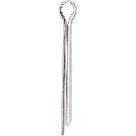 Pasador ranurado de acero galvanizado ø2.1mm largo 40mm, blíster 20 - Chapuis