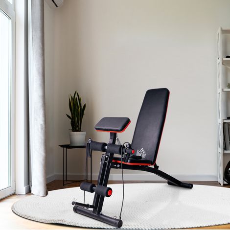Multifunktionale Hantelbank 160 x 54 x 106 cm, 7 Positionen OKMYHOME (1/5)