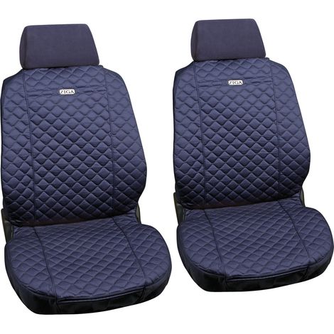 Ziga, Coppia Coprisedili Anteriori In Cotone, Universali - Blu (1/3)
