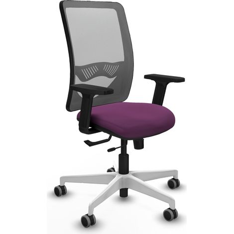 Sedia da ufficio piqueras y crespo Zulema grigio similpelle regolabile (1/2)