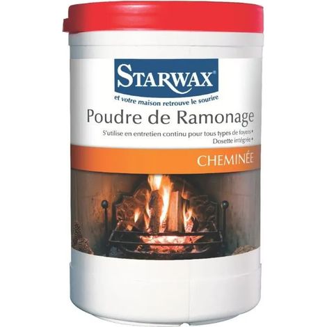 polvere per pulizia camino starwax chimney sweeping powder 1 kg