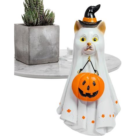 Figurine Fantôme d'halloween,Décorations d'Extérieur Illuminées pour (1/5)