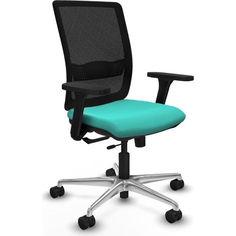 Chaise de bureau piqueras y crespo Haches turquoise similicuir (1/2)