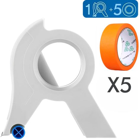 Outils pour l'étanchéité des joints + 5 rouleaux d'autocollants (orange) Outils pour joints de carrelage (1/5)