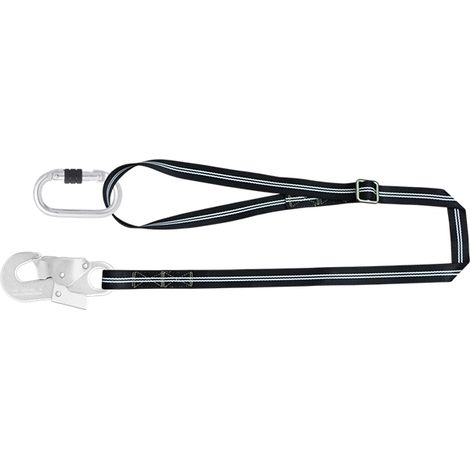 Linea di sicurezza da lavoro con fibbia riduttrice in cinghia ignifuga 1,2/2 m - FA4090520